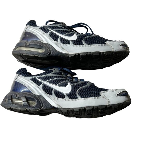 Nike Air Max shoes men's 7.5 Torch 4 Obsidian Blue Wolf Gray Running 343846-41 - Picture 3 of 7